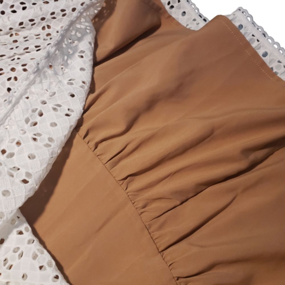 Michael Kors Cottagecore White Eyelet Skirt - Picture 12 of 12